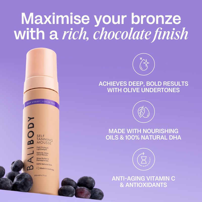 Bali Body Deep Violet Self Tanning Mousse – Self Tanner