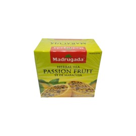 Madrugada Passion Fruit Tea 10 tea bags - Chá de Maracujá 10 sachês - Madrugada - 0.5oz (15g) GLUTEN FREE