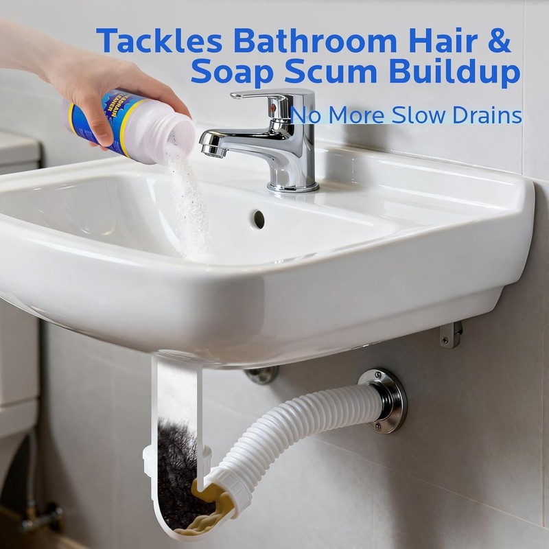 Powerful Drain Cleaner Powder for Home Plumbing Maintenance