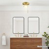Soutas Gold Pull Chain Ceiling Light Glass Globe Flush Mount