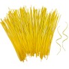200 Pcs 6" Garden Plastic Plant Twist Ties Reusable Yellow