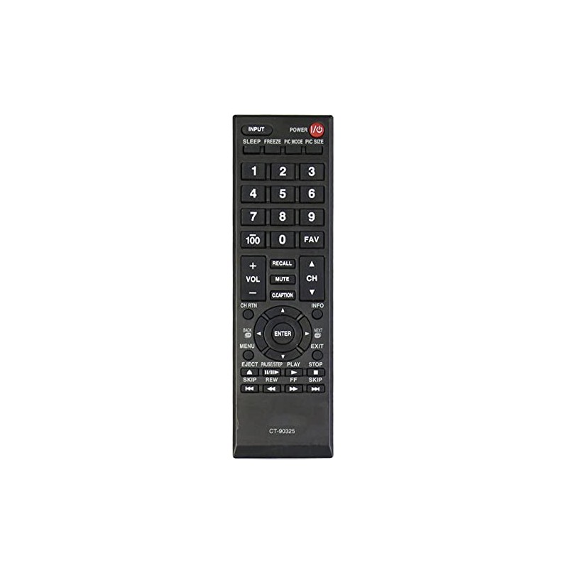 Allimity Universal Replacement Infrared Remote Control Compatible with Toshiba TVs,