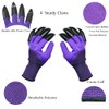 DCCPAA Garden Gloves with Claws 2 Pairs（Two Hands with Claws