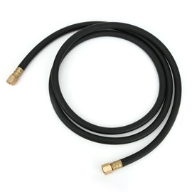 Inert Gas Hose, Hybrid Air Hose Rubber Brass Gas Hose Nut 1/4 Inch High Flexibility Compressed Air Hose Welding Union Compressed Gun Connecting Pipe for Air, Compressed Air, Argon, Nitrogen(2.0m)