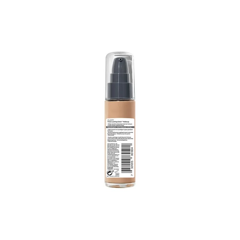 Base de maquillaje líquida Almay TLC Truly Lasting Color tono