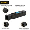Nilight Trailer Hitch Receiver Extender Adapter Reducer 2 to 1-1/4