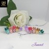 ❤Luminous heart handmade nail tips - Long round / ❤야광하트