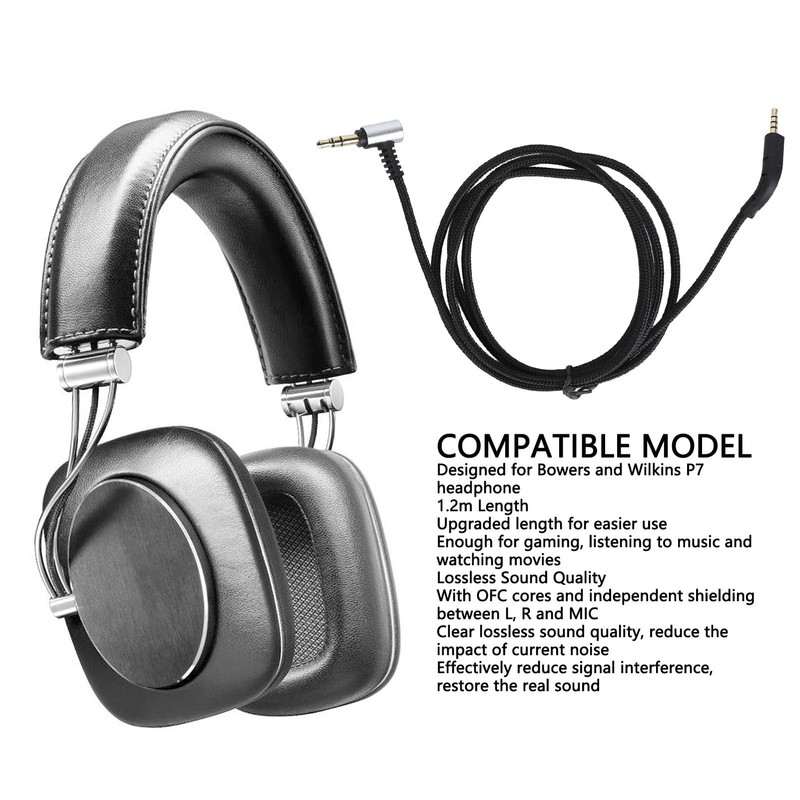 Annadue Headphone Audio Upgrade Cable, Replacement Audio Cable Wire for