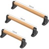 SELEWARE 12 inch Playground Safety Handle Wood Kids Playground Grab