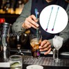 HAIKING Cocktail Mixing Spoon, 2 Pcs Bartender Stainless Steel Bar