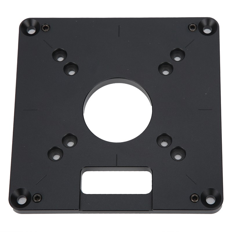 Router Table Insert Plate Aluminium Alloy CNC Trimmer Woodworking Engraving