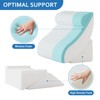 Ahpmeoa 5Pcs Orthopedic Bed Wedge Pillow Set for After Surgery,