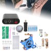 Complete Tattoo Kit Professional Tattoo Machine Kit Power Supply 9