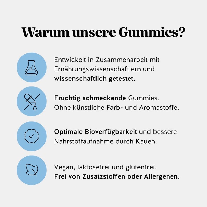 Calcium 500mg Gummies - Daily Essentials - Contributes to Normal