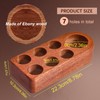 RoseFlower Ebony Essential Oil Holder Stand - 1 Large &