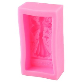 Uniquer Silicone Soap Molds,3D Angel Girl Silicone Molds for Handmade Soap,Art Craft,Decoration