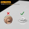 #8 x 1/2" Self-Tapping Gutter Screws White Painted Hex Head
