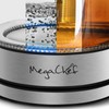MegaChef 1.8Lt. Glass Body and Stainless Steel Electric Tea Kettle