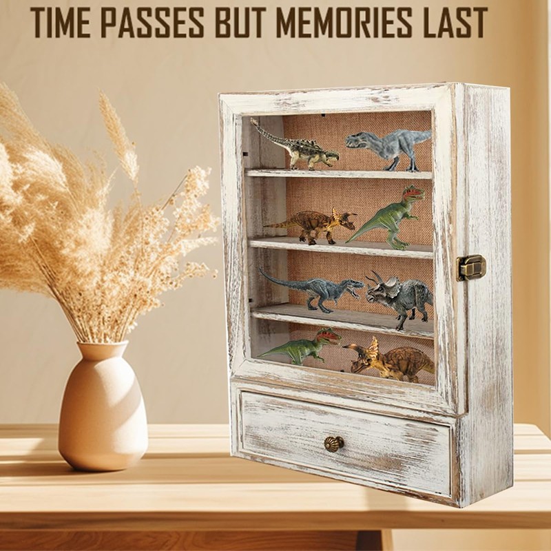 LITAITAI Deep Shadow Box Frame 12x17 with Shelves and Linen