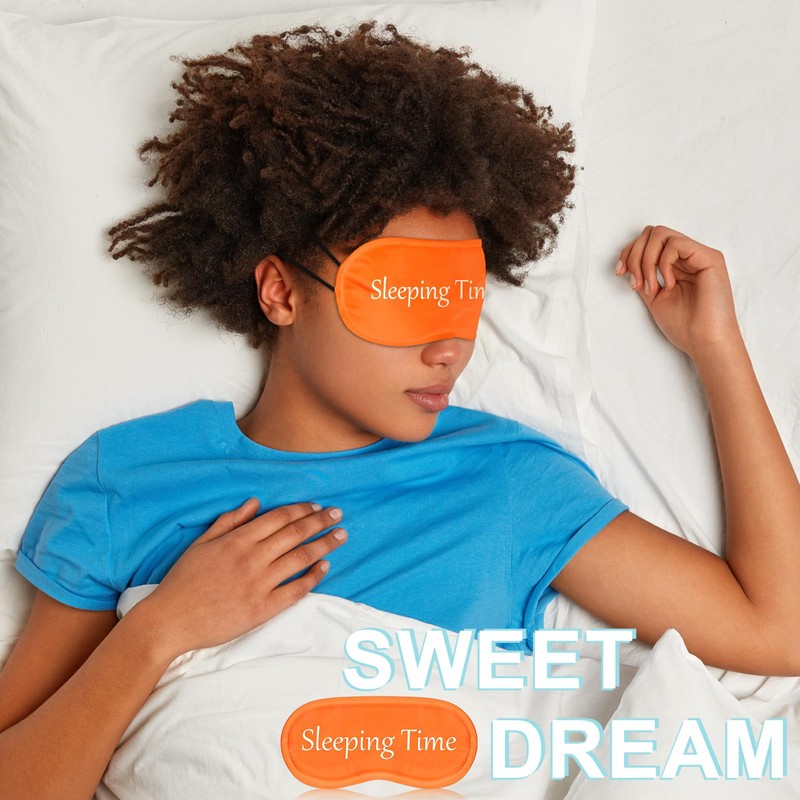 Eurzom 20 Pieces Funny Eye Sleeping Mask Bulk with Adjustable