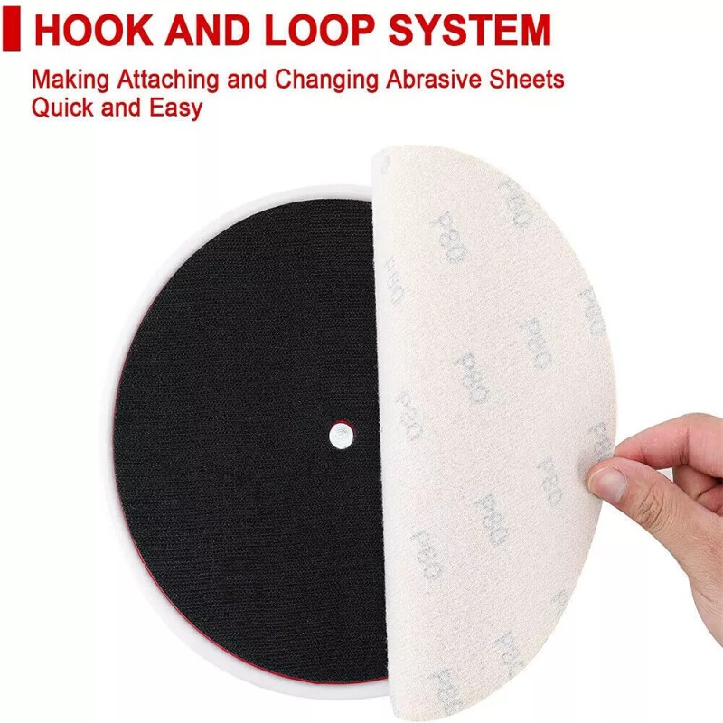 Goldblatt 9 Inch Drywall Sander with 30pcs Sanding Discs-Hook for