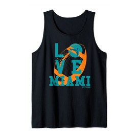 Love Miami Sports Team Athletic Novelty Womens Tank Top