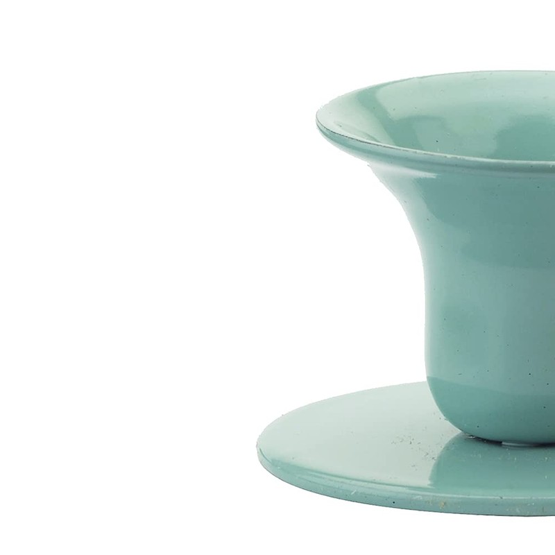 KunstIndustrien, Turquoise Candleholder, The Bell, pack of 2
