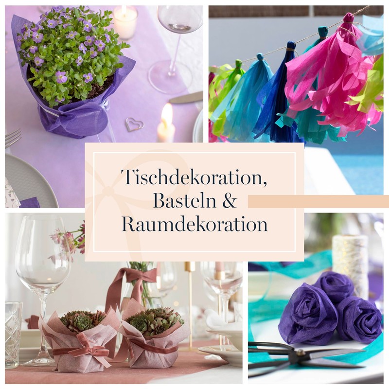 100%Mosel Fleece Table Runner, in Royal Blue (30 cm x