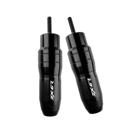 For Ninja ZX6R ZX 6R ZX-636 ZX6R ZX636 ZX-6R 2018-2024 2023 2022 2021 Motorcycle Falling Protection Frame Sliders Crash Pads Exhaust Protector (Black pair)