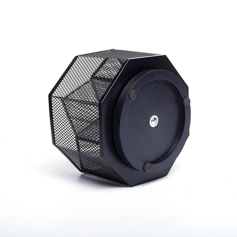 EXERZ Desk Organiser/Mesh Desk Tidy Caddy/Pencil Holder/Multifunctional 360 Rotating