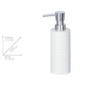 Wenko Mila Liquid Soap Dispenser Capacity 0.26 l White Ceramic
