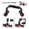 Manijas Para Flexiones 1 Par + 1 Par De Muñequeras