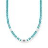 Thomas Sabo KE2160-058-7-L38V Women's Necklace with Turquoise Stones Extension Chain