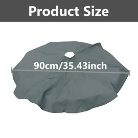 HLIWS 1 Pcs Umbrella Base Cover, Heavy Duty Patio Umbrella Base Covers, Round Oxford Umbrellas Stand Cover, for Weighted Patio Outdoor Garden Umbrellas Bases (Ø90cm)