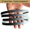 Bitiontry 27 Inch Bandsaw Blades 18 TPI for DeWalt DCS377,