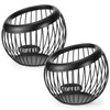 2 Pcs Coffee Pod Holder, Espresso Pod Holders Metal (Black)