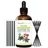 Organic Castor Oil, 100% Pure, Hexane Free, Cold Pressed, USDA