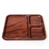 Tokunari TBI-101 Lunch Plate (Wooden Lacquered / 10.2 x 7.9