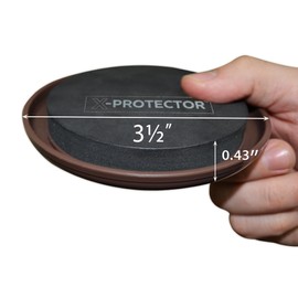 Furniture Sliders for Carpet X-PROTECTOR - 16 PCS Best Heavy Moving Pads 3 1/2" - Sliders for Furniture. Move Your Furniture Easy with Reusable Furniture Movers Sliders for Carpets!