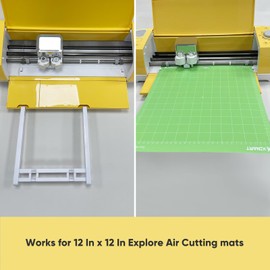 XINART Extension Tray for Cricut Explore Air3/2/1, Tray Extender Compatible with Cricut Mats 12x12 Cutting Mat Holder for Explore Air Series