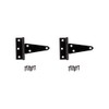 National Hardware N129-007 V286 Extra Heavy T Hinges in Black,