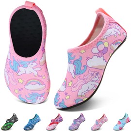 BexpAudpot Zapatos de Agua para Niños, Calcetines de Agua Descalzos Ligeros de Secado Rápido para Niños y Niñas, para Playa, Piscina, Surfear, Parque Acuático Y Practicar Deportes Al Aire Libre