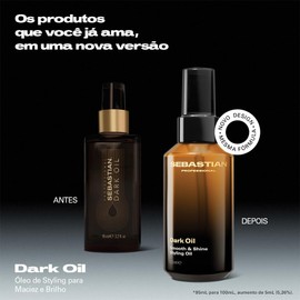 Sebastian Professional Dark Oil Aceite Brillo y Suavidad 95Ml