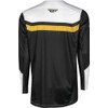 Fly Racing Youth Rayce MTB/BMX Bicycle Jersey (White/Black/Gold, Youth Medium)