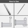 160 Piece Split Pin Assortment Stainless Steel Cotter Pin Set,