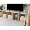 StorageWorks Storage Bins with Lids, Decorative Storage Boxes with Soft