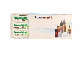homeomart.com Arnica Montana Homeopathy Pellets (Pills) in 30C Potency, Pack of 3
