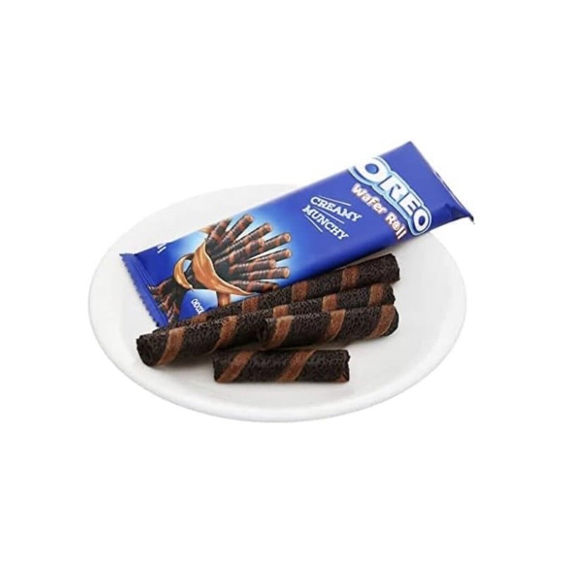 Oreo Wafer Roll Cream Munchy Chocolate size 54G. X 5