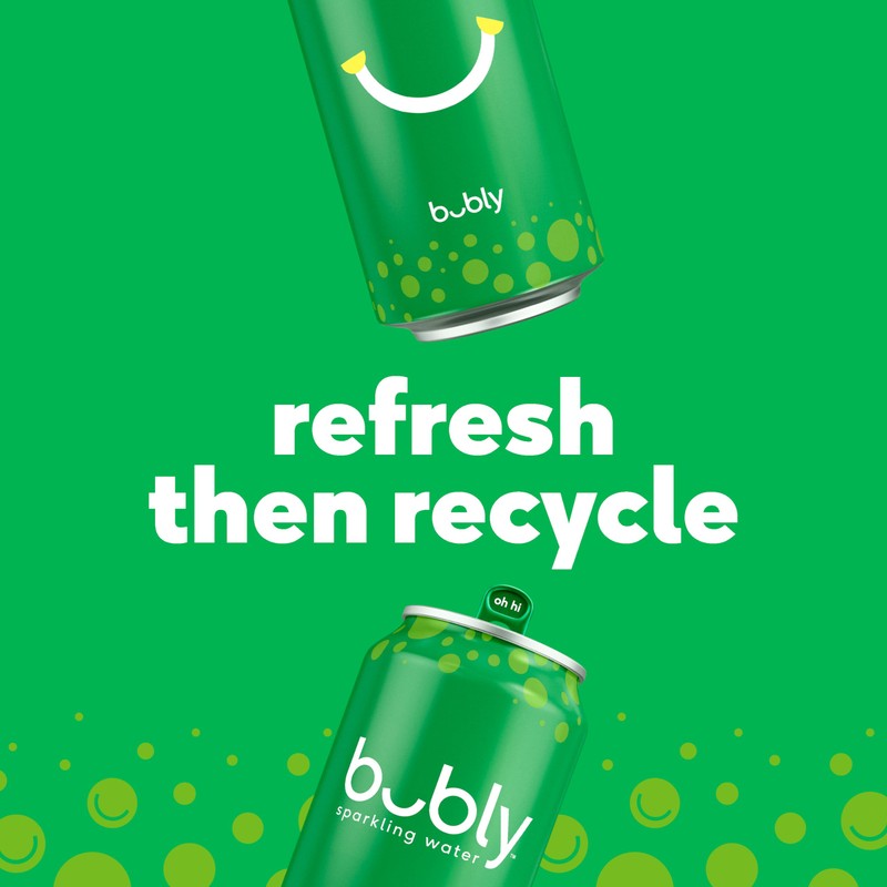 bubly Sparkling Water, 6 Flavor Variety Pack (Blackberry, Lime, Cherry,