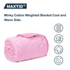 MAXTID Weighted Blanket for Kids 3lbs Pink 36x48 Toddler Heavy